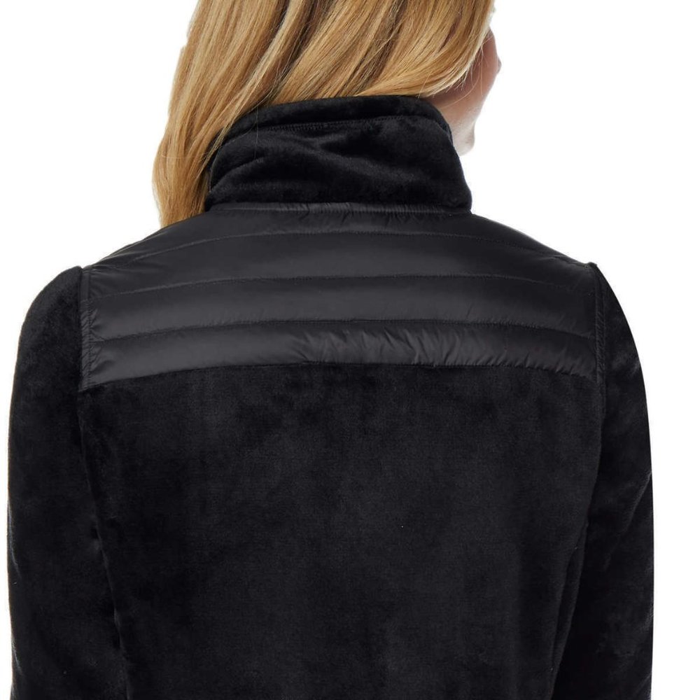 32 Degrees Women's Ladies'Mixed Media Plush Jacket - Picture 3 of 4